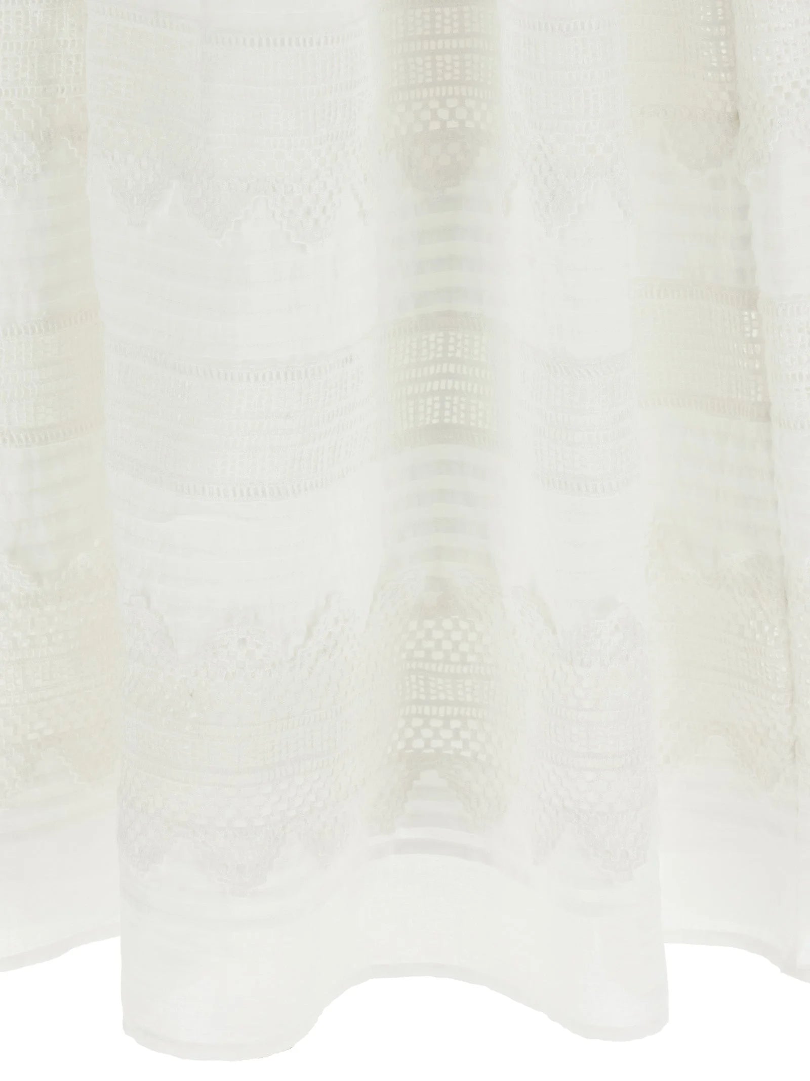 Polo Ralph Lauren White Cotton Midi Dress - XS