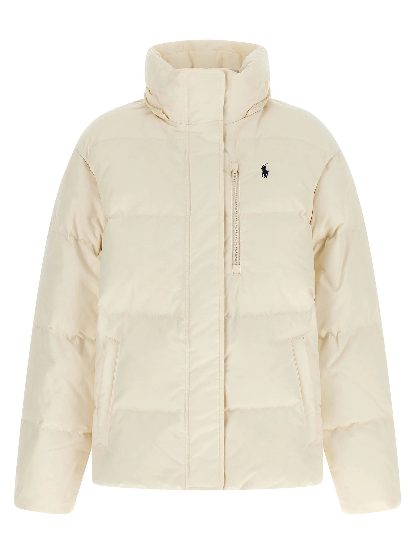 Polo Ralph Lauren White Polyester Full-Length Jacket