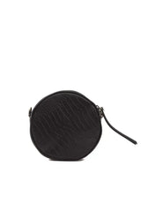 Pompei Donatella Black Leather Women Crossbody Bag - Cross Body Bags