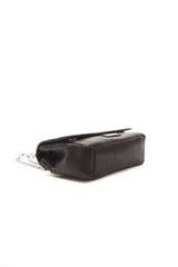 Pompei Donatella Black Leather Women Crossbody Bag - Cross Body Bags