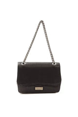Pompei Donatella Black Leather Women Crossbody Bag - Cross Body Bags
