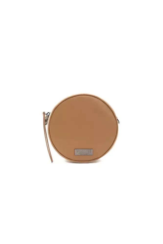 Pompei Donatella Brown Leather Women Crossbody Bag - Cross Body Bags
