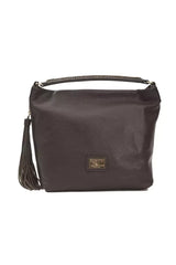 Pompei Donatella Brown Leather Women Shoulder Bag - Shoulder Bags