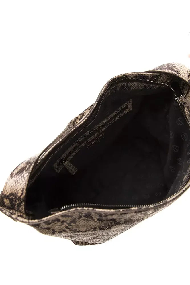 Pompei Donatella Brown Leather Women Shoulder Bag - Shoulder Bags