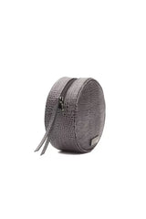 Pompei Donatella Gray Leather Women Crossbody Bag - Cross Body Bags