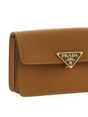 Prada Beige Calfskin Crossbody Bag