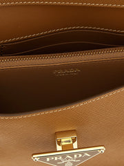 Prada Beige Calfskin Crossbody Bag