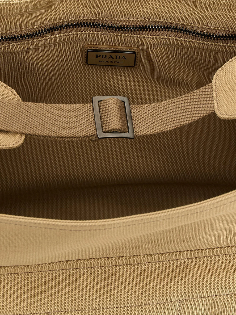 Prada Beige Cotton Crossbody Bag