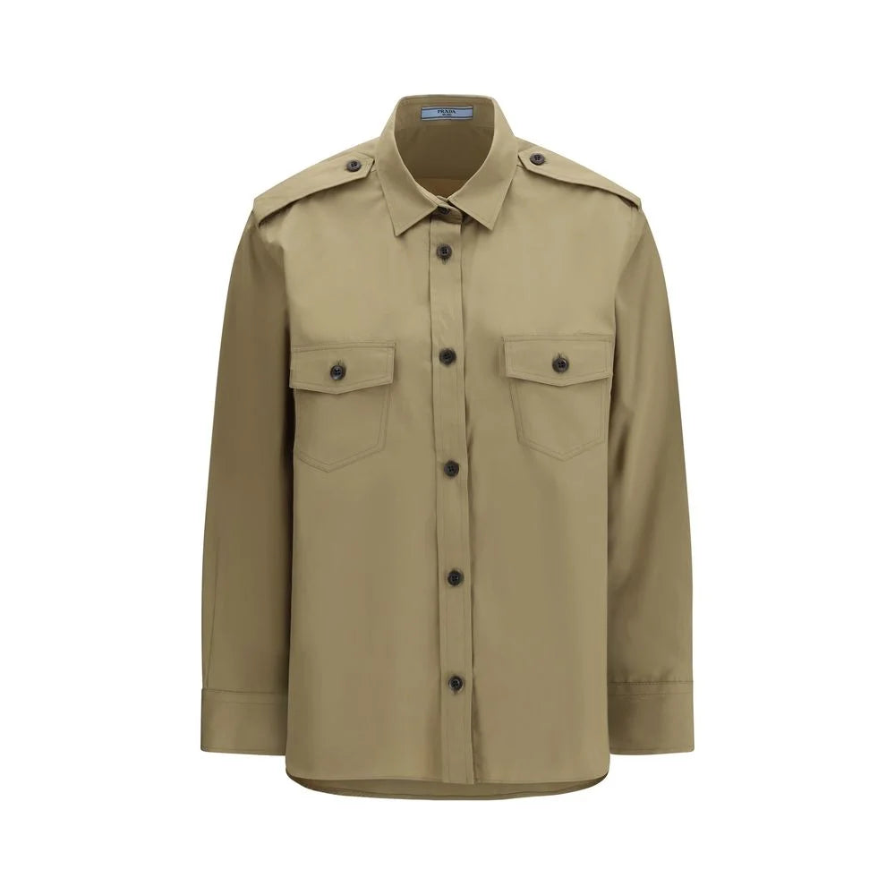 Prada Beige Cotton Shirt