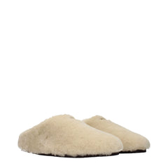Prada Beige Fur Slippers - EU36/US6