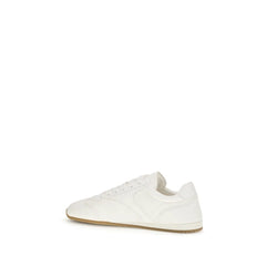 Prada Beige Lamb Ovis Aries Aries Low Top Sneakers - EU37/US7