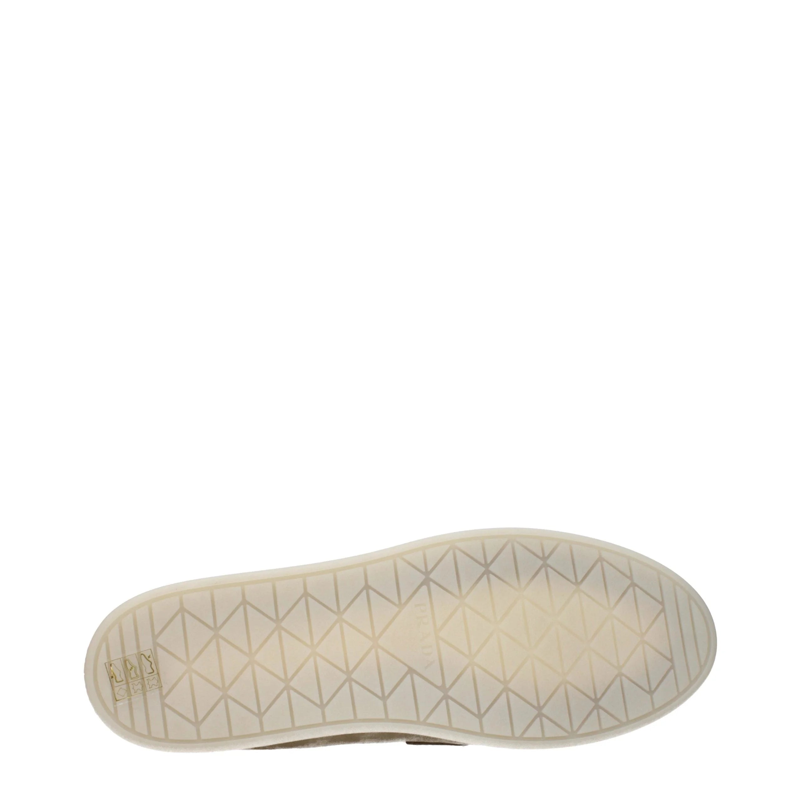 Prada Beige Leather Slip-On Loafers - EU41/US11