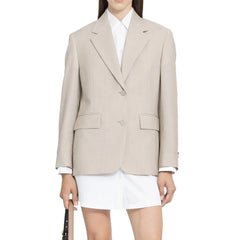 Prada Beige Mohair Blazer - 40