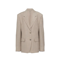 Prada Beige Mohair Blazer - 40