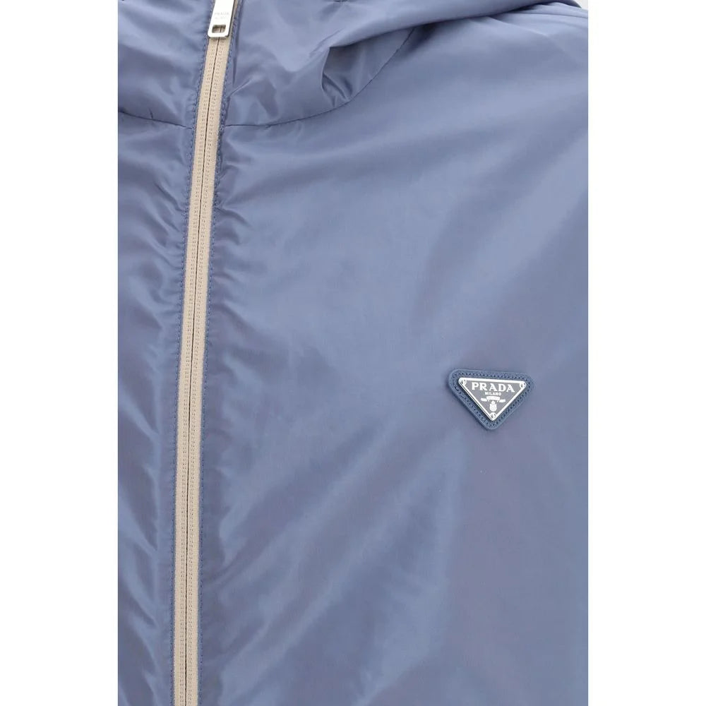Prada Beige Recycled Polyamide Shell Jacket