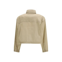 Prada Beige Recycled Polyamide Shell Jacket