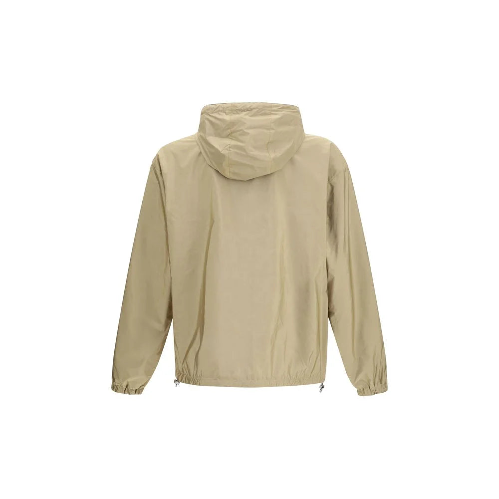 Prada Beige Recycled Polyamide Shell Jacket