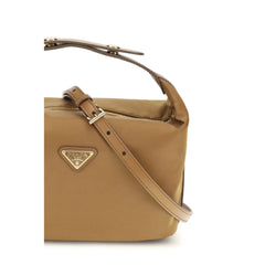 Prada Beige Recycled Polyamide Shoulder Bag