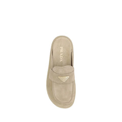 Prada Beige Rubber Platform Loafers - EU41/US11