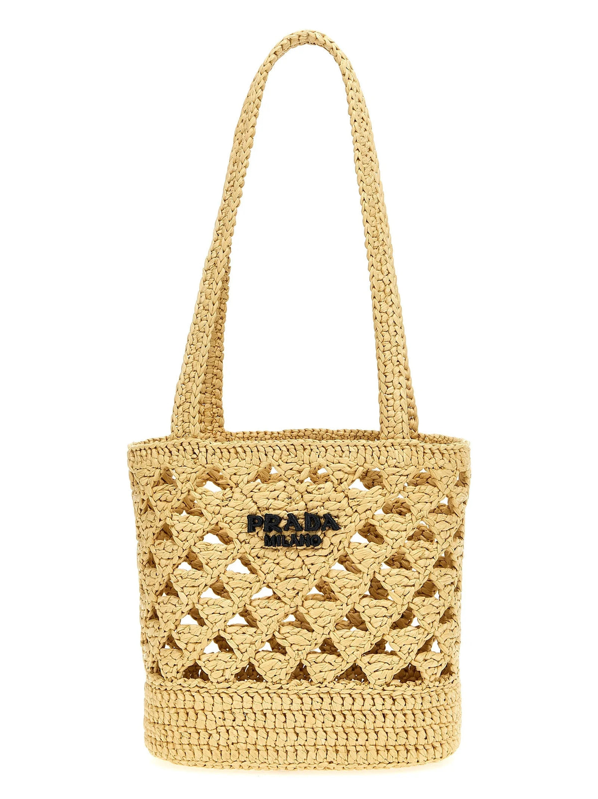 Prada Beige Viscose Handbag