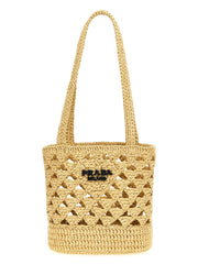 Prada Beige Viscose Handbag