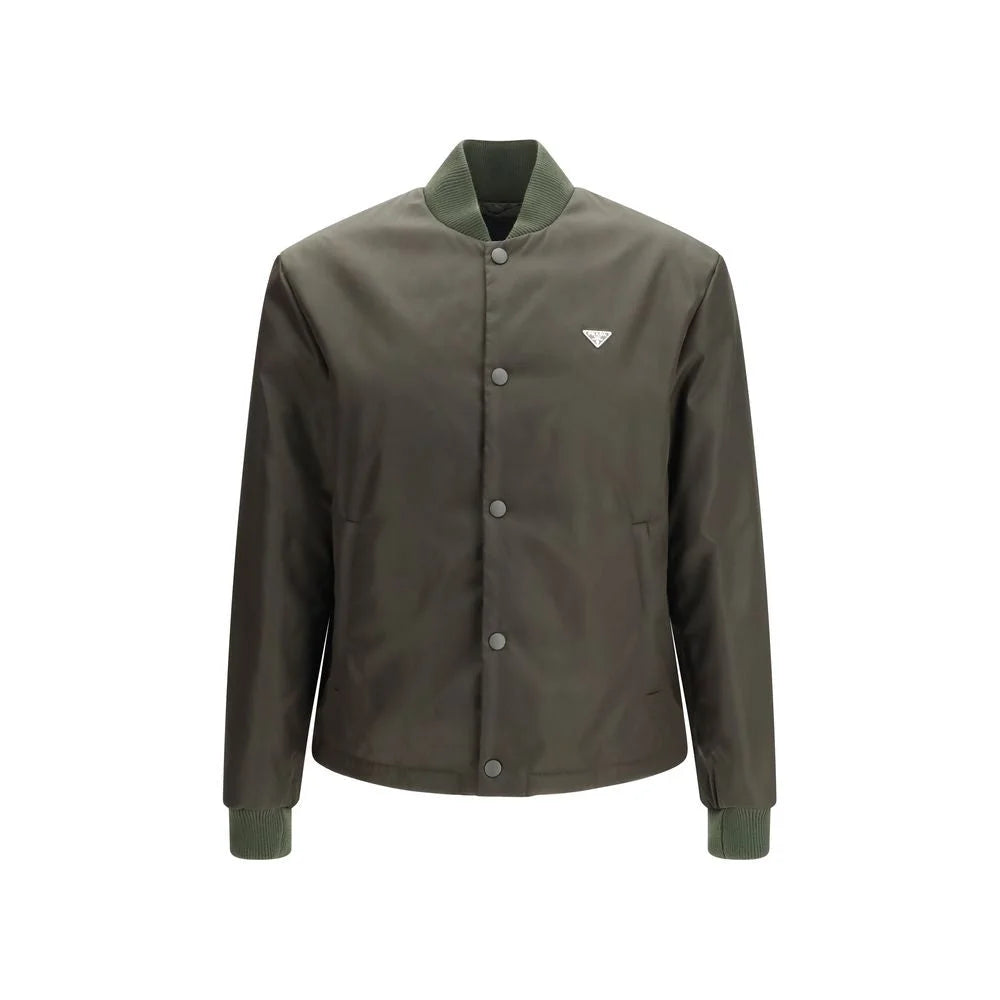 Prada Bicolor Nylon Bomber - IT52 | XL