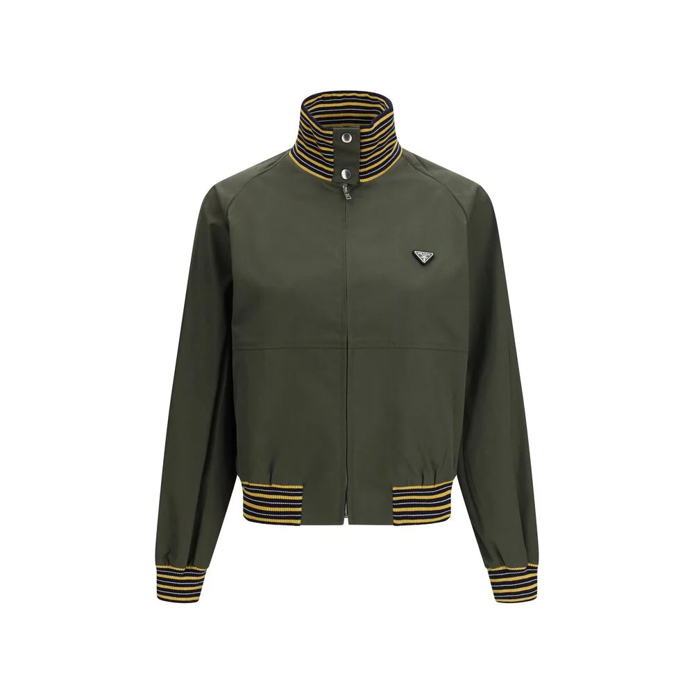 Prada Bicolor Polyester Bomber - IT42 | L