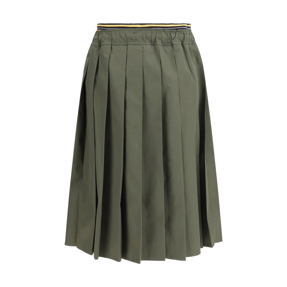Prada Bicolor Polyester Midi Skirt - IT42 | L