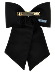 Prada Black Brass Hair Clip