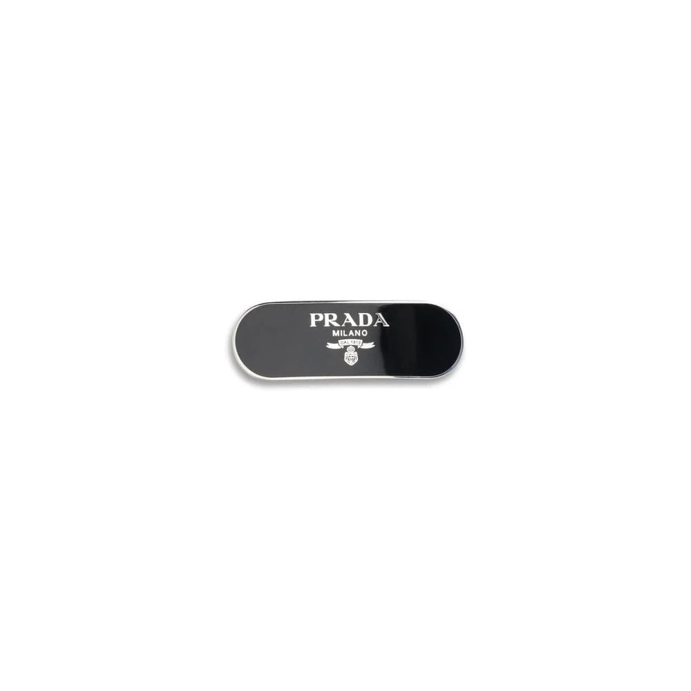 Prada Black Brass Hair Clip - Hair Pins Claws & Clips