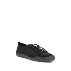 Prada Black Calf Leather Bos Taurus Athletic Sneakers