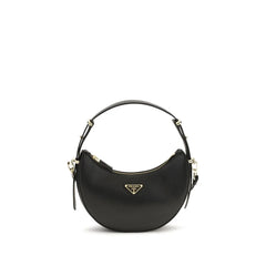 Prada Black Calf Leather Bos Taurus Backet Bag
