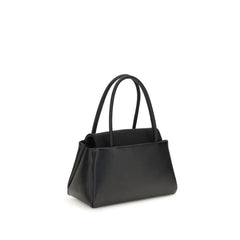 Prada Black Calf Leather Bos Taurus Handbag