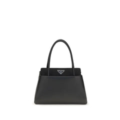 Prada Black Calf Leather Bos Taurus Handbag
