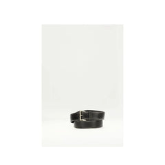 Prada Black Calf Leather Bos Taurus Regular Belt