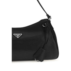 Prada Black Calf Leather Bos Taurus Shoulder Bag