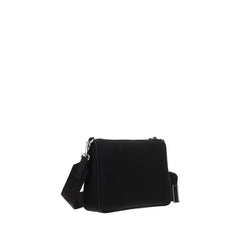 Prada Black Calf Leather Bos Taurus Shoulder Bag