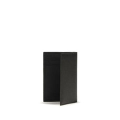 Prada Black Calf Leather Bos Taurus Wallet