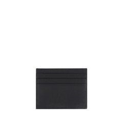 Prada Black Calf Leather Bos Taurus Wallet