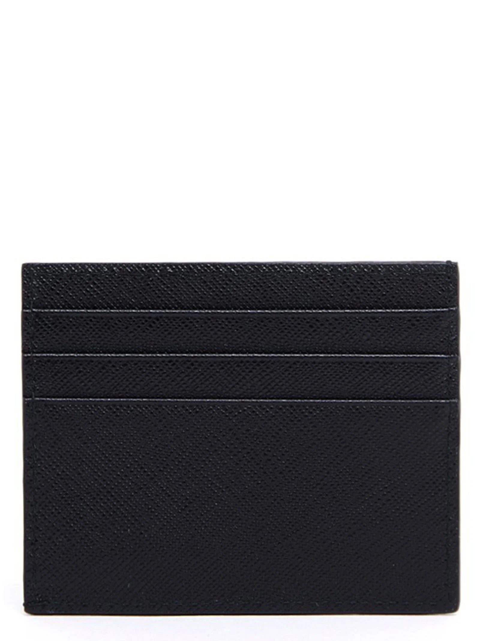 Prada Black Calfskin Cardholder