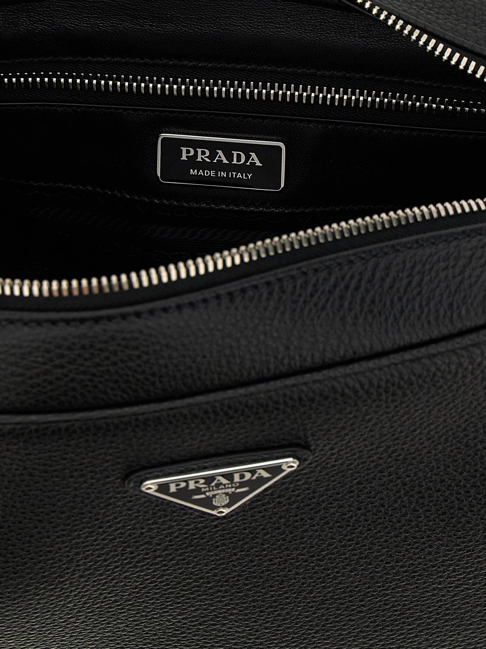 Prada Black Calfskin Crossbody Bag
