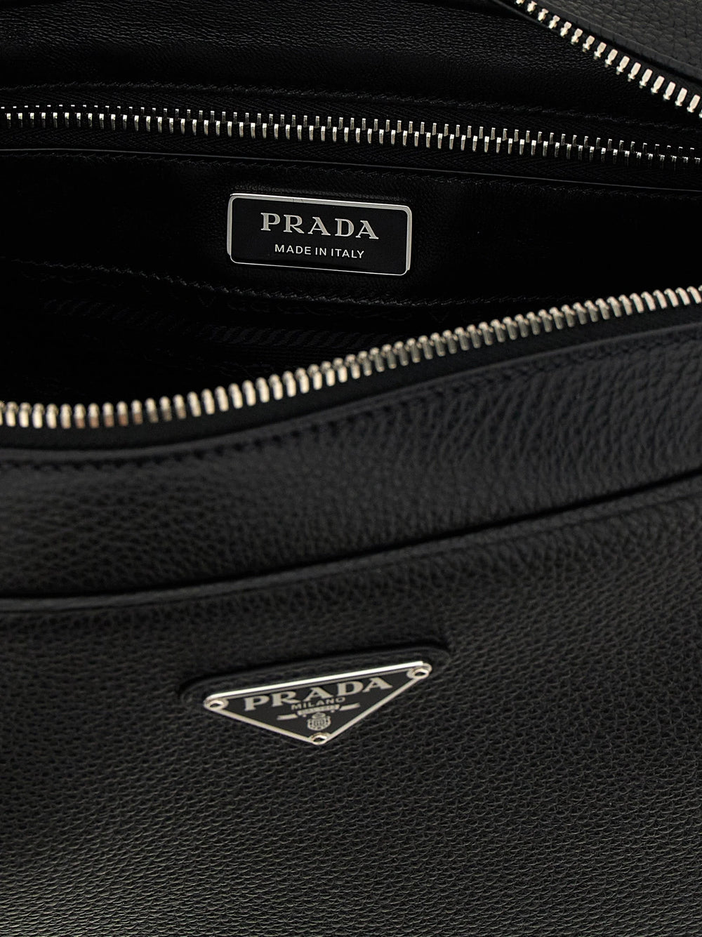 Prada Black Calfskin Crossbody Bag