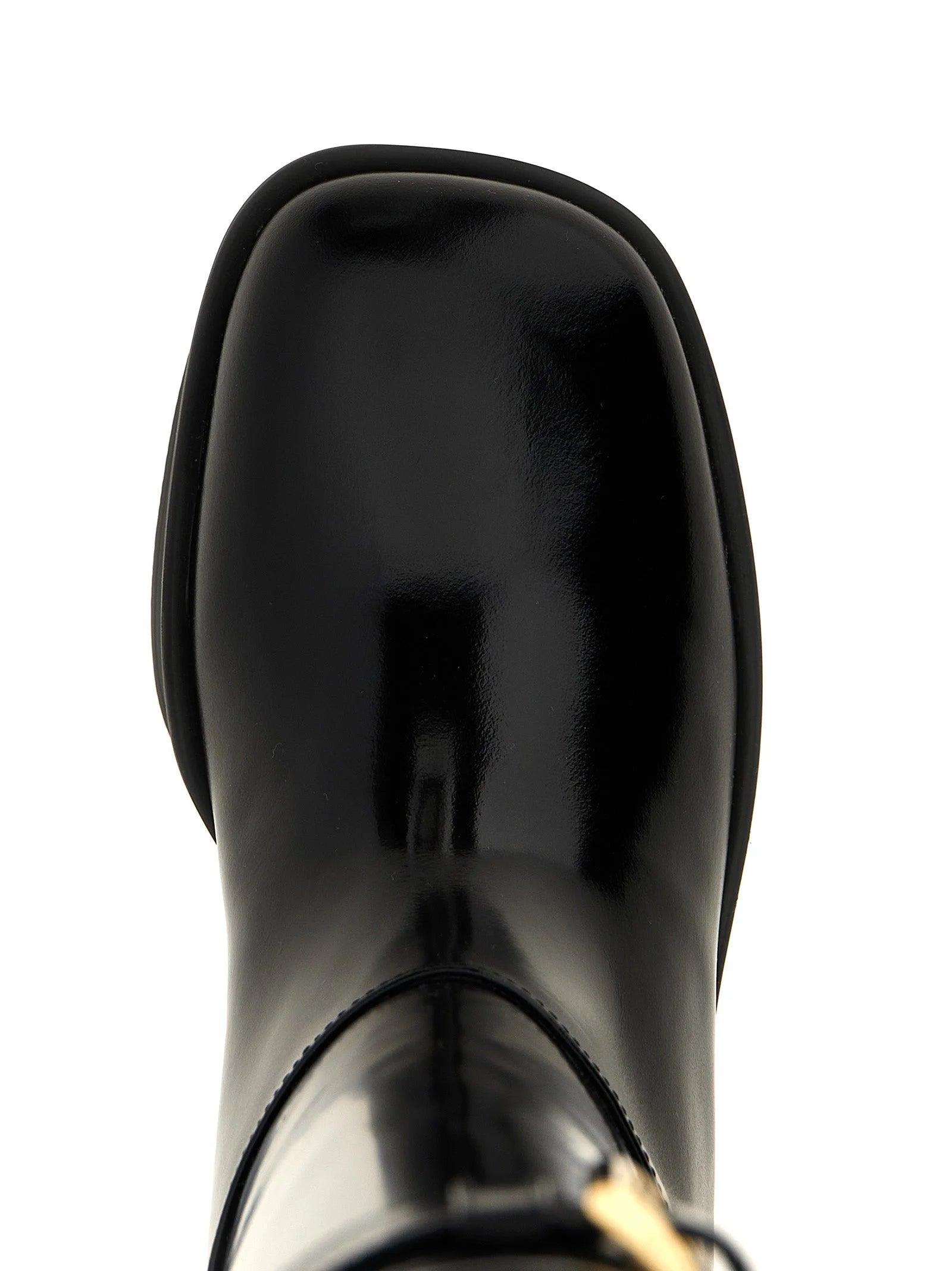 Prada Black Calfskin Over The Knee - EU38/US8
