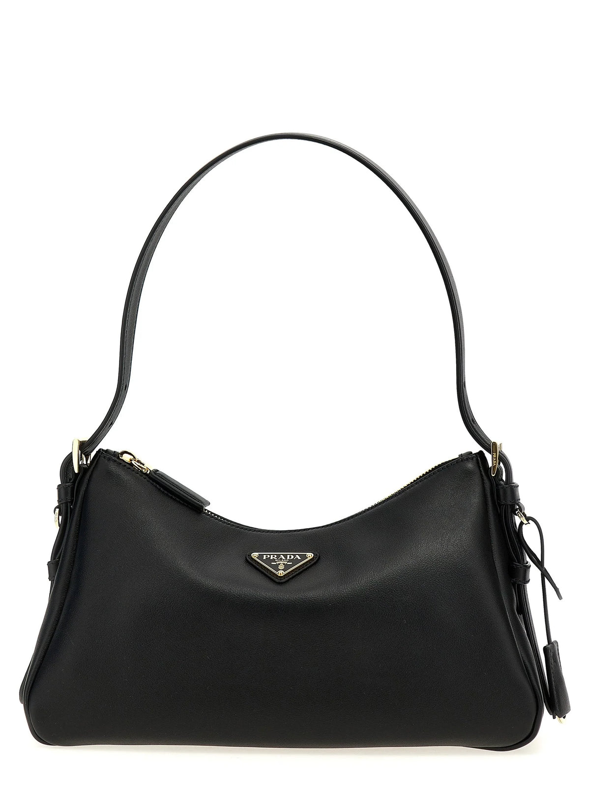 Prada Black Calfskin Shoulder Bag