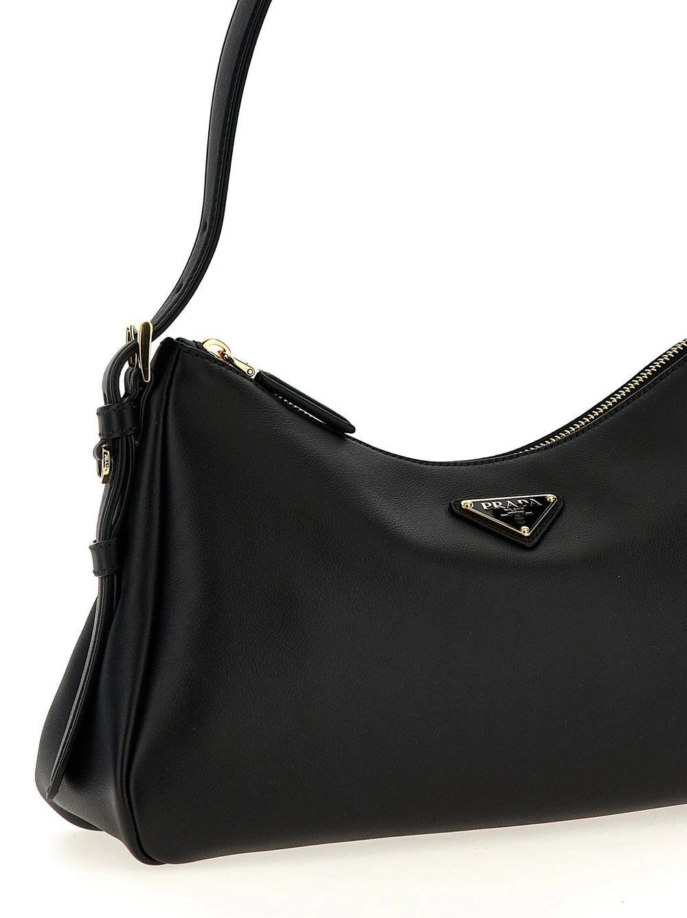 Prada Black Calfskin Shoulder Bag