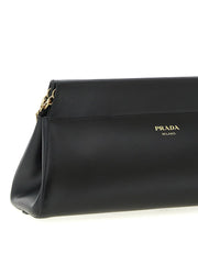 Prada Black Calfskin Shoulder Bag
