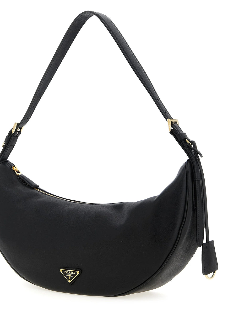 Prada Black Calfskin Shoulder Bag