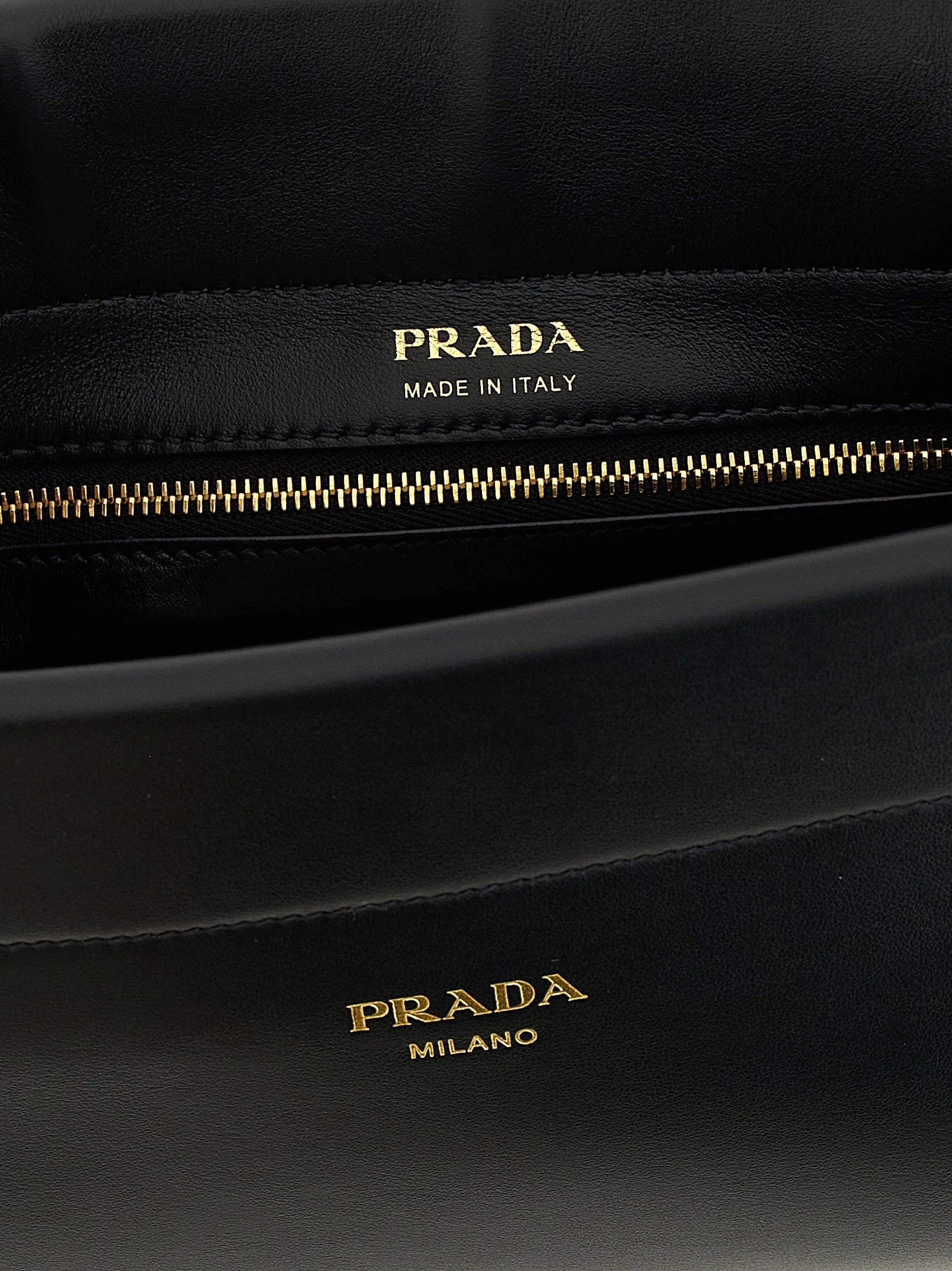 Prada Black Calfskin Shoulder Bag