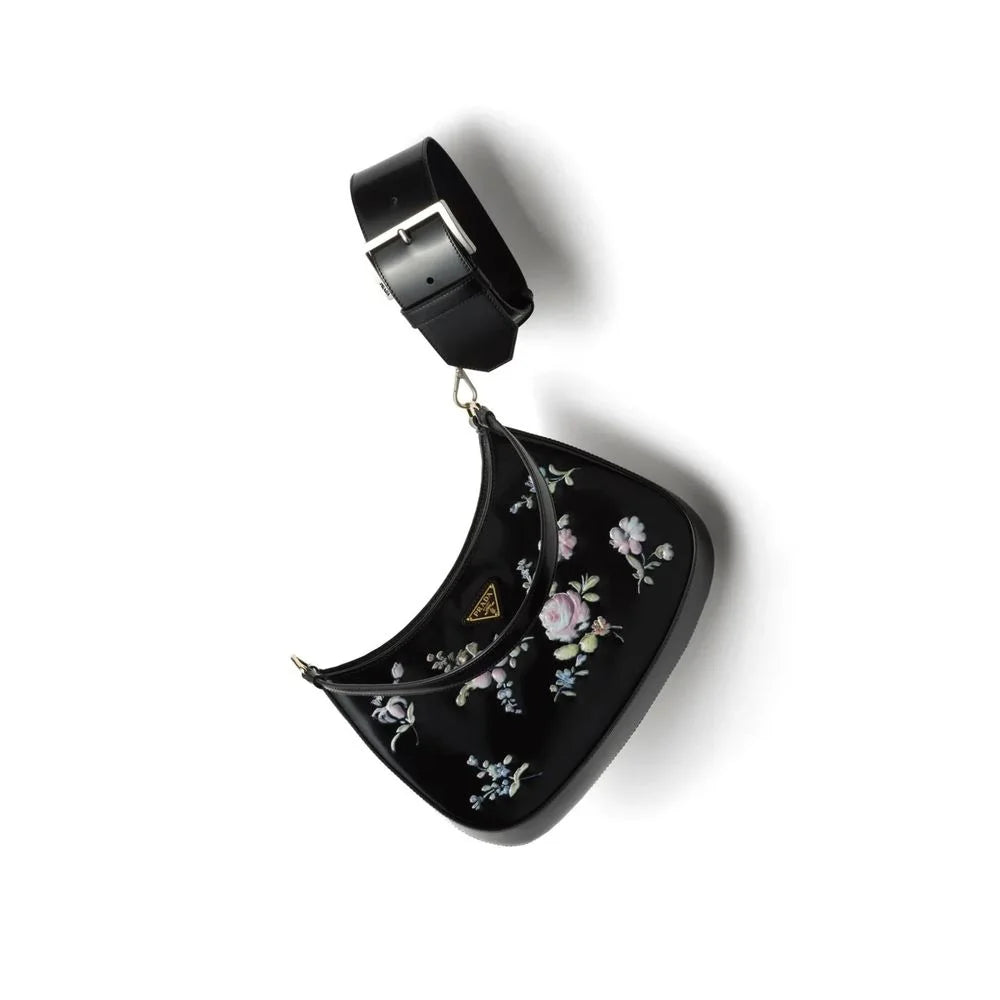 Prada Black Calfskin Shoulder Strap