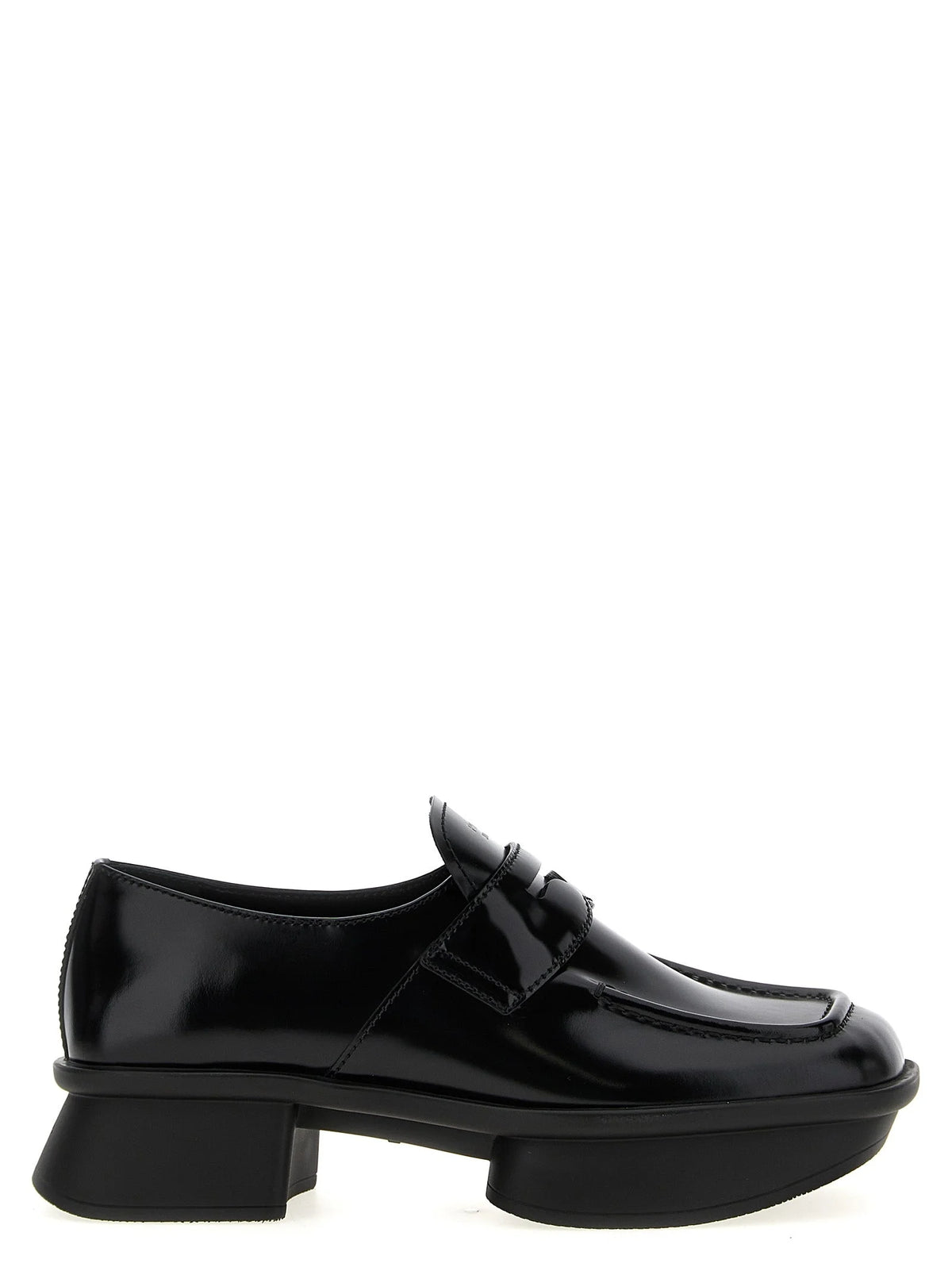 Prada Black Calfskin Slip-On Loafers - EU38/US8